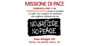 Non c’è Pace senza Giustizia